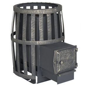 Печь-каменка Корвет 24 (сетчатый кожух) Березка