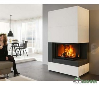 Камин Schmid S10 Hoch с отполированным темным бетоном