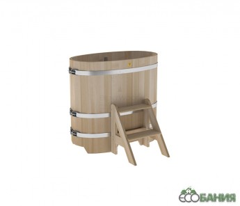 Купель BentWood овальная из кедра 0,69Х1,31 h=1,2 ПРЕМИУМ