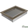 Вентиляционная решетка Kratki Черная/Золото (22*30) 22/30CZ