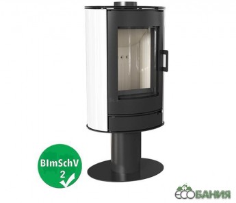 Печь-камин Kratki KOZA/AB/S/N/KAFEL/BIALY (КАФЕЛЬ БЕЛЫЙ)