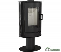 Печь-камин Kratki KOZA/AB/S/N/KAFEL/CZARNY (КАФЕЛЬ ЧЕРНЫЙ)