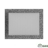 Вентиляционная решетка Kratki Черная/Серебро (22*30) 22/30CS