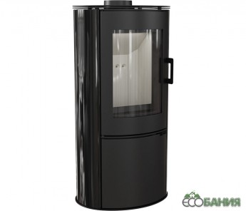 Печь-камин Kratki KOZA/AB/S/KAFEL/CZARNY