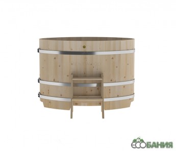 Купель BentWood овальная из кедра 0,92Х1,66 h=1,0