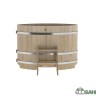 Купель BentWood овальная из кедра 0,92Х1,66 h=1,0