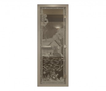 Дверь для хамама Doorwood Банька в лесу