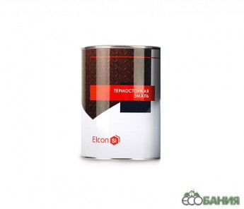  Краска термостойкая (банка 0,8 кг) Серебро ELCON