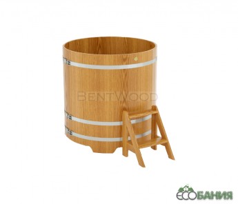 Купель BentWood круглая из дуба d=1,17 h=1,20