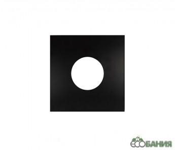 Лист к ППУ BLACK Везувий (AISI 430/0,5 мм) (600х600) д.255