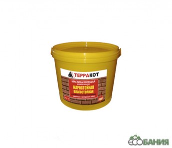 Мастика клеящая влагостойкая, жаростойкая "Терракот", 1,5 кг