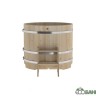 Купель BentWood круглая из кедра D=1,17 h=1,0