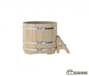 Купель BentWood круглая из кедра D=1,17 h=1,0
