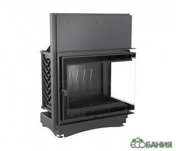 Топка каминная Kratki AMELIA/P/BS/DECO Г-образное стекло справа