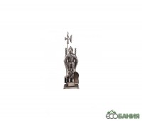 Каминный набор Royal Flame D50011АS (К3050S) (рыцарь, серебро)