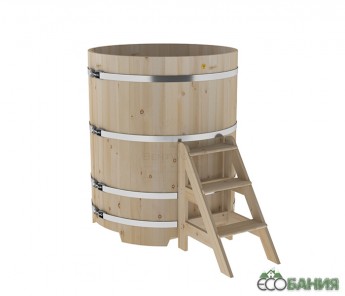 Купель BentWood круглая из кедра D=1,80 h=1,4
