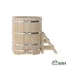 Купель BentWood круглая из кедра D=1,80 h=1,4