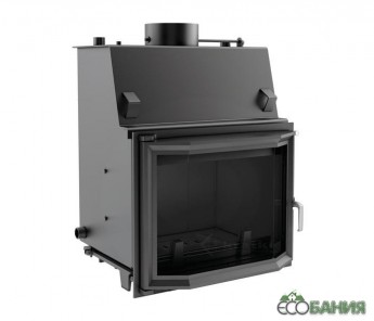 Топка каминная Kratki ZUZIA/PR/PW/15 призматическое стекло с водяным контуром