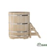 Купель BentWood круглая из кедра D=1,80 h=1,4 ПРЕМИУМ