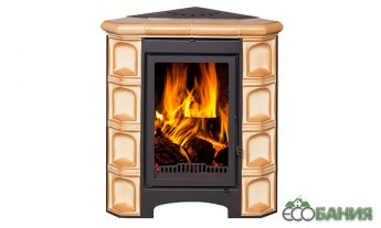 Печь-камин СОФИЯ угловая, песочная "Арка"