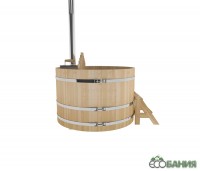Фурако BentWood из кедра D=1.8 h=1.2 ПРЕМИУМ с внутренней печкой