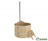Фурако BentWood из кедра D=2.1 h=1.2 с внутренней печкой