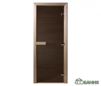 Дверь для сауны Doorwood Черный жемчуг
