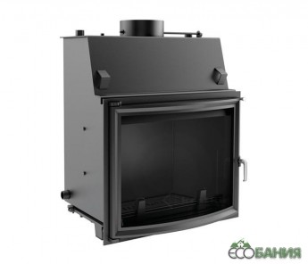 Топка каминная Kratki AMELIA/R/PW/24 с водяным контуром панорамное стекло