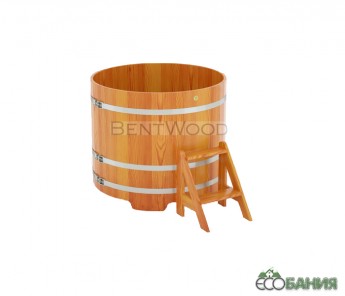 Купель BentWood круглая из лиственницы d=1,17 h=1,10