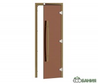 Дверь с "бронзовым" стеклом SAWO 741-3SGD-R-1