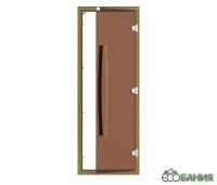 Дверь с "бронзовым" стеклом SAWO 741-4SGD-1